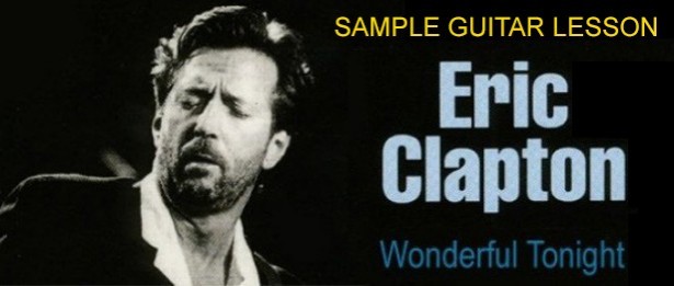 Clapton Eric Wonderful Tonight For Solo Classical Guitar