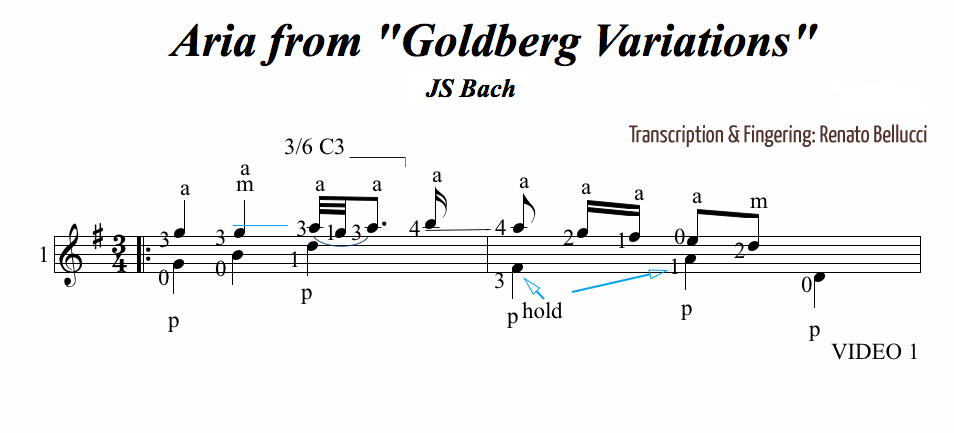 Bach Goldberg Variations Air Staff Video 1