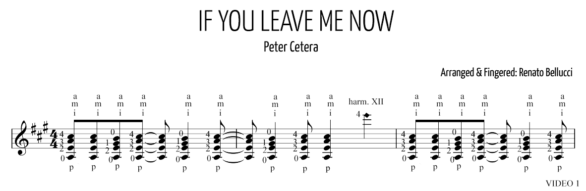 Cetera Peter If You Leave Me Now Staff and Video 1