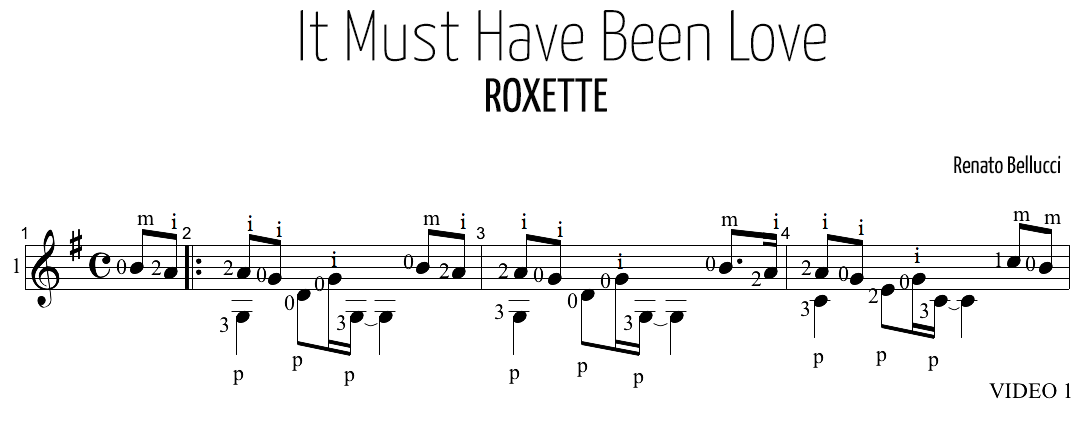 Roxette It Must Have Been Love Staff and Video 1
